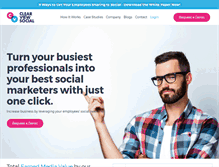 Tablet Screenshot of clearviewsocial.com